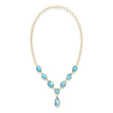 Collier Larimar en argent