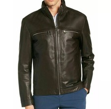 Manteau veste classique motard