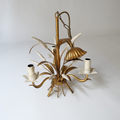 Lampe lustre metal vintage - lampe, en