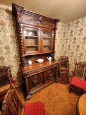 Ensemble meuble table chaises ancien