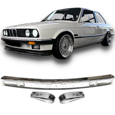 Kit 3 pièces Pare choc avant Chrome BMW E30 de 1982 a 1990 phase 1 look origine