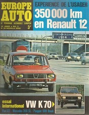 EUROPE AUTO 1971 50 VOLKSWAGEN
