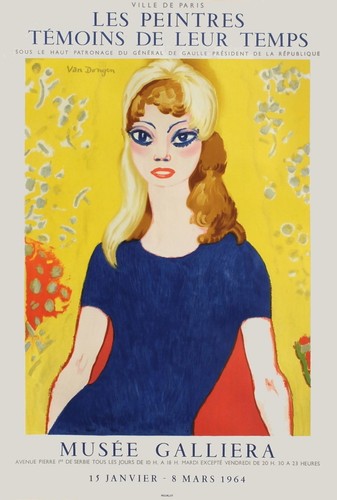 Kees van dongen affiche expo - van,