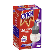 CATCH EXPERT Recharge Liquide Anti-Moustiques & Tigres Diffuseur Elec. 45 Nuits