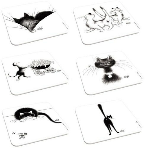 Set dessous verres les - verres,