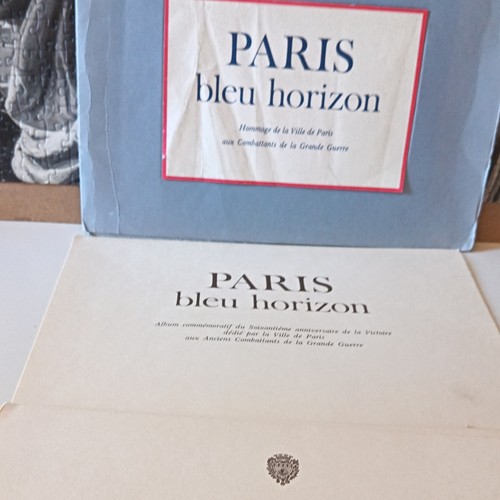 Paris bleu horizon livre - bleu, –