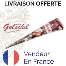 🇨🇵 Cone de henné henna GOLECHA Natural 🚚 Livraison suivi OFFERTE ✅ 
