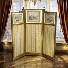 PARAVENT ANCIEN A 3 FEUILLES