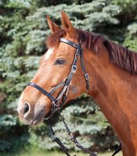 Bitless Bridle Bride Sans Embouchure Cuir Plein De Rênes