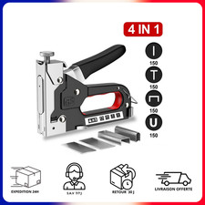 Agrafeuse Cloueuse Manuelle Robuste Facile Rapide Assemblage Bricolage PRO