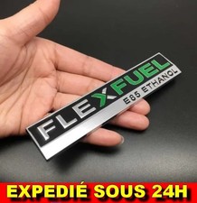 ✅ LOGO Flexfuel e85 Ethanol AUTO Flex Fuel EMBLÈME 3D Voiture Auto Métal Sticker
