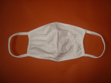 Lot de 6 masques blancs lavables 20 fois 