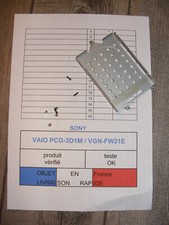 Caddy/caddie HDD (disque dur) + vis pour SONY VAIO PCG-3D1M VGN-FW21E