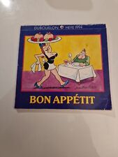 DUBOUILLON HEYE 1994 BON APPÉTIT CALENDRIER HUMOUR OBJET ANCIEN PUB SEXY 