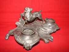 Ancien encrier animalier en