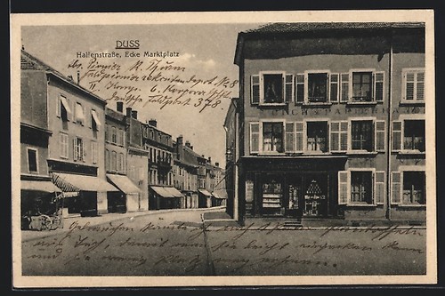 Cpa duss hallenstrasse ecke - cpa,
