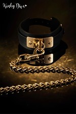 Collier Ras De Cou Effet Cuir