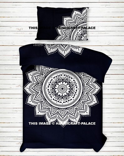 Ombre mandala imprimé noir - imprimé,