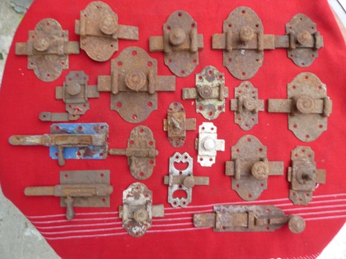 Lot targette verrou en fer - lot,