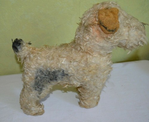 Ancien peluche chien - ancien,