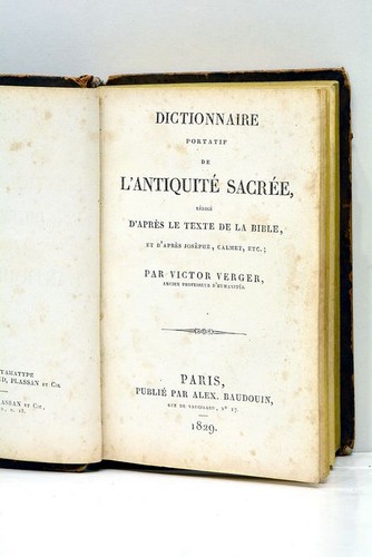 Dictionnaire portatif - , de