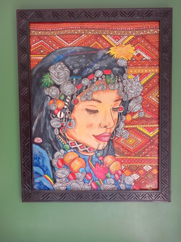 Tableau peinture portrait - portrait, de