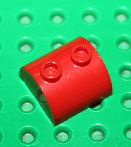 Lego red brick - red, 2x2