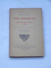 Les Regrets - Joachim du Bellay - 1907 - Sansot