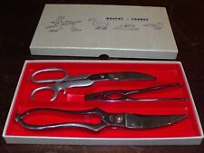 Ensemble coupe volaille NOGENT France 3 pièces )