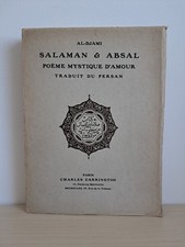 DJÂMÎ : Salâmân & Absâl, poème mystique d'amour - Carrington -1911- Soufisme