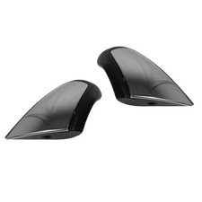 BMW - E9 3.0 CS - Paire de fixations d'accoudoir noir avec caches chromés - Fini