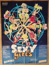 Sexy girls cabaret affiche - girls,