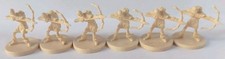 6 Figurines Squelette Blanc