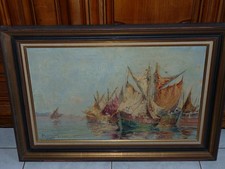 Tableau huile sur toile Marine