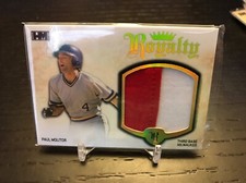 2016 Hits Memorabilia Royalty Paul Molitor 2 Color Patch 09/10