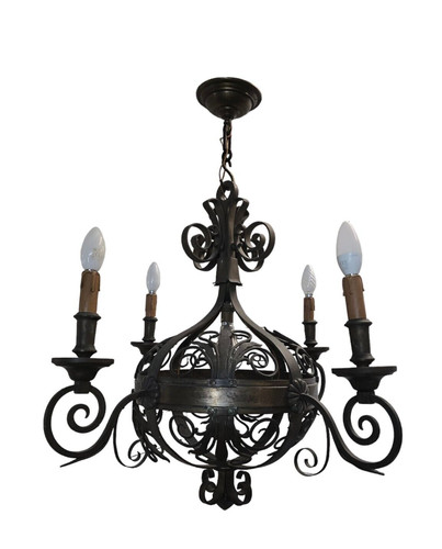 Ancien lustre fer - lustre,