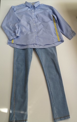 Chemise jeggings rayés - chemise,