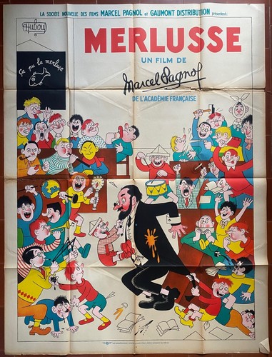 Affiche merlusse marcel pagnol - merlusse,