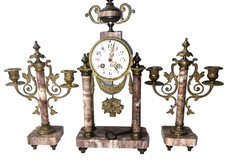 Garniture cheminée style - garniture, de