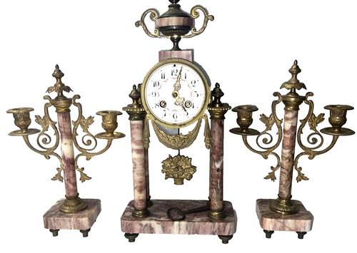 Garniture cheminée style - cheminée,