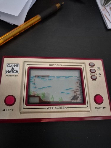 Game watch nintendo octopus - watch,