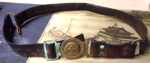 Ceinture ancienne scouts - ceinture,