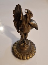 STATUE OISEAUX AIGLE RAPACE MOINEAU BRONZE ? METAL ? BOUCHON RADIATEUR VOITURE ?
