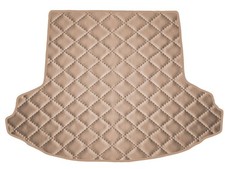 Matelassé Cuir éco BEIGE FONCÉ Tapis coffre pour Mazda 6 III GJ break 2012-...
