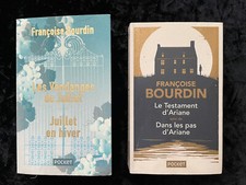 # lot 2 livres avec 4 romans - Françoise BOURDIN - éd. Pocket Belfond - neufs