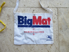 Musette cycliste BIGMAT AUBERVILLIERS vintage sac ravitaillement collection