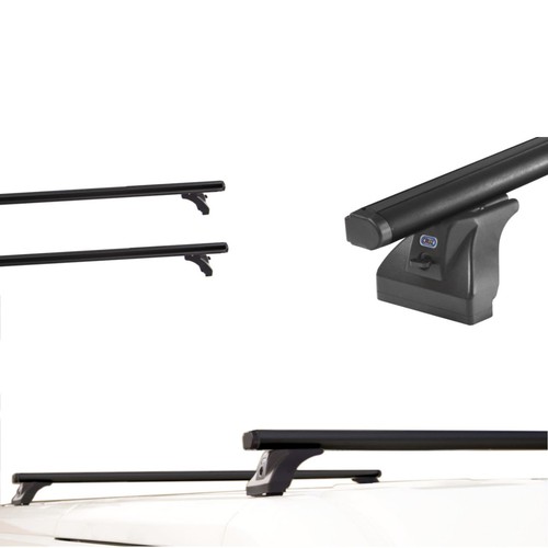 Alu noir barres toit - noir,