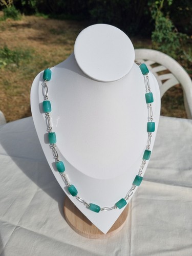 Beau collier argent massif - beau,