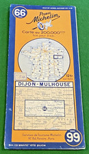 Carte MICHELIN N° 66 - Dijon Mulhouse - 1935 - Bel Etat
