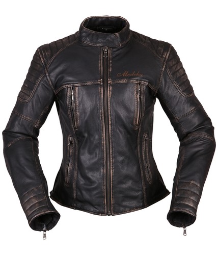 Veste cuir moto modeka - en,